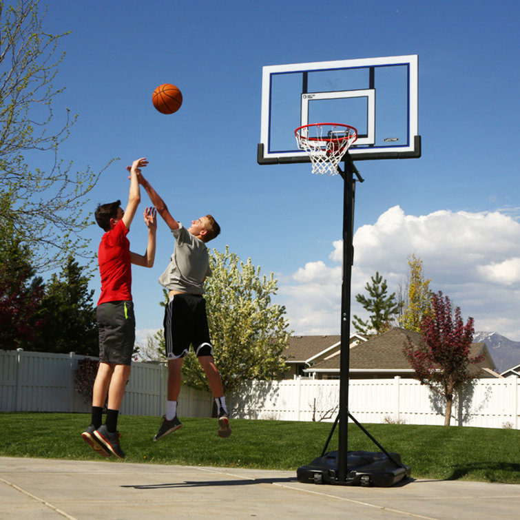 Lifetime Height Adjustable Portable Basketball Hoop (52" Polycarbonate Backboard) & Reviews
